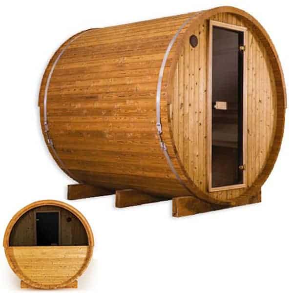 DIY Outdoor Barrel Sauna Kit