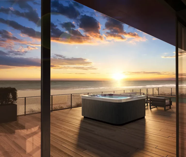 sunrise hot tub