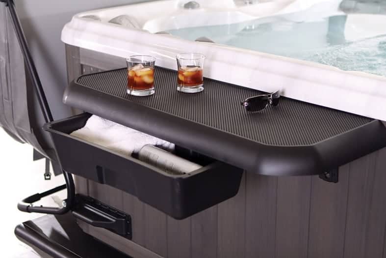 SmartBar with Drawer for Hot Tub Chemicals
