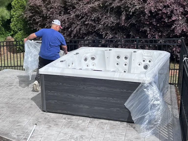 valencia hot tub install
