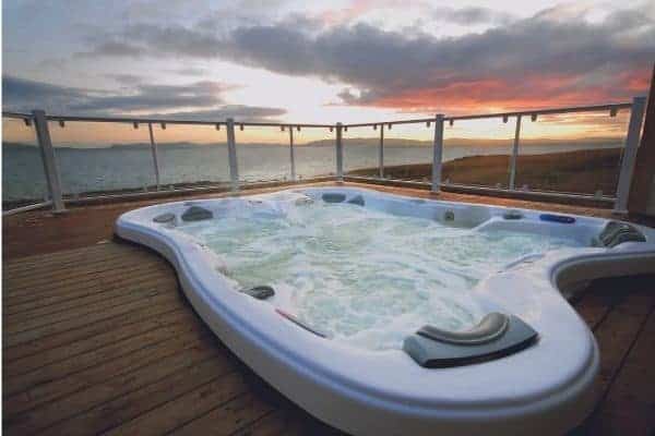 salt water hot tub