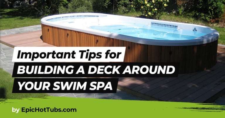 deck around swim spa