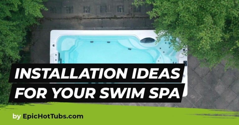 swim spa installation ideas