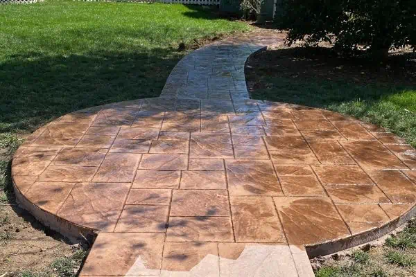 raleigh, nc stamped concrete patio