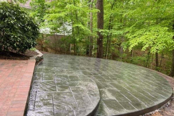 raleigh stamped concrete patio