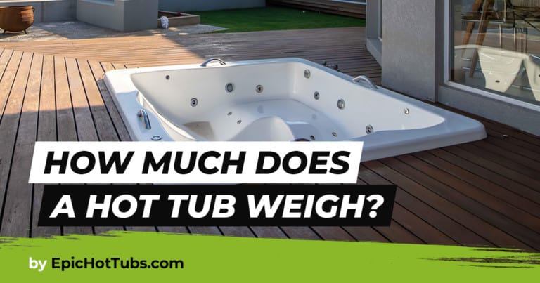 hot tub weight