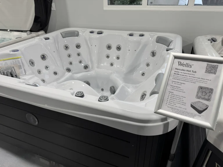 Hercules Hot Tub Wellis Spa in Raleigh NC
