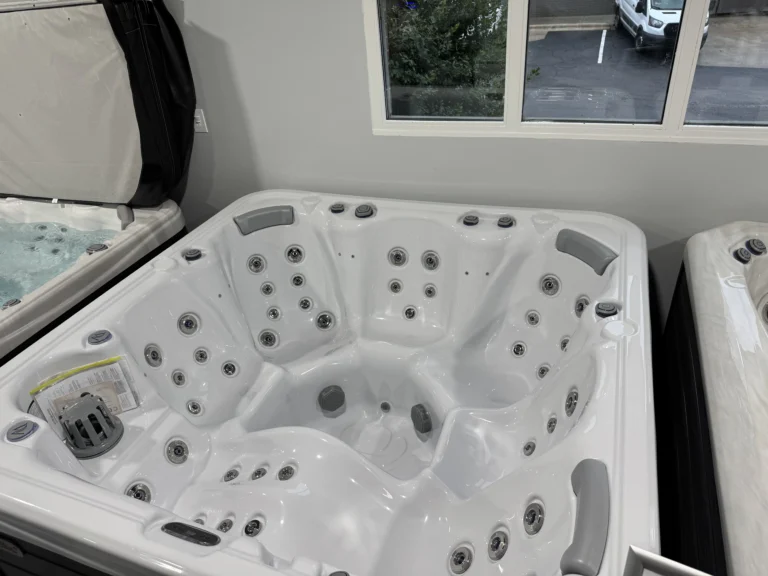 Hercules Hot Tub Wellis Spa in NC Showroom