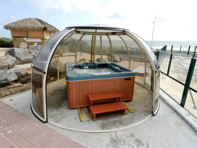 NC Hot tub enclosure