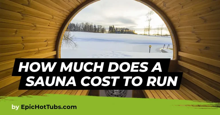 How much does a sauna cost to run