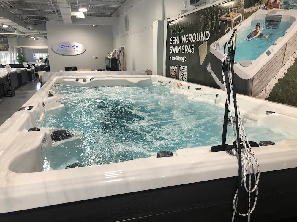 Raleigh Showroom swim spa