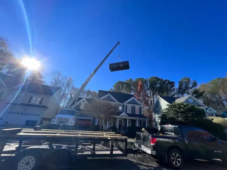 spa crane delivery in raleigh nc