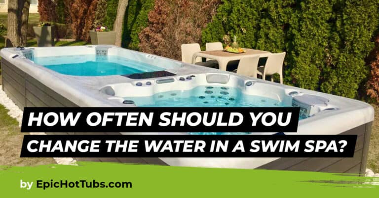 When to Change Water in a Swim Spa