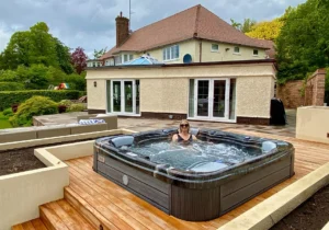 Hot Tub in a Deck