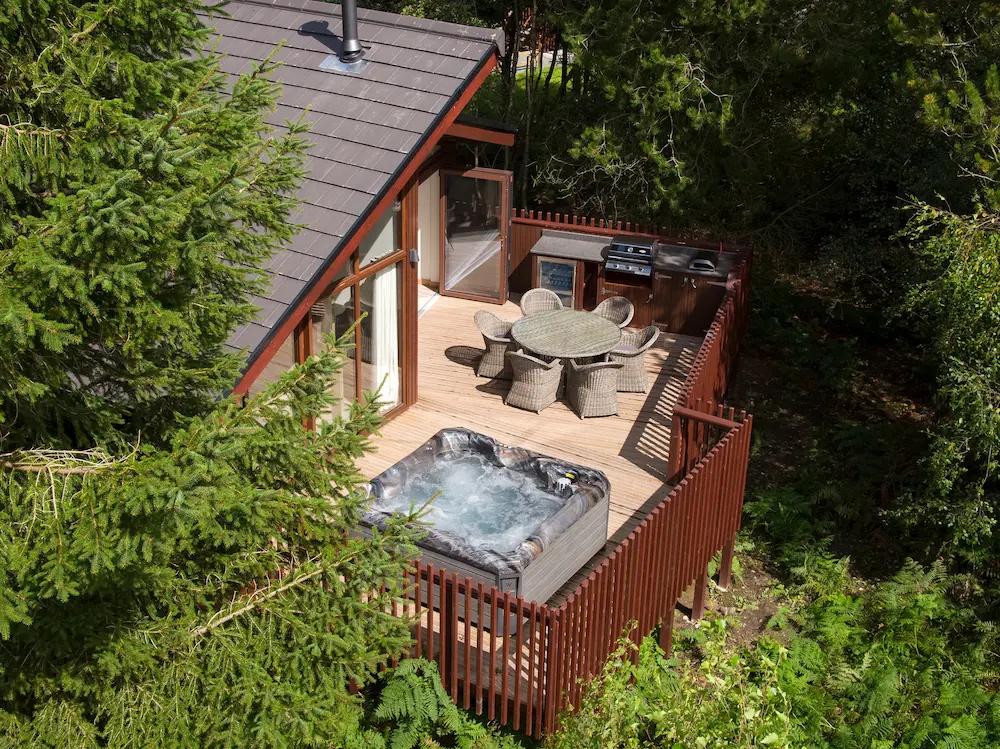 Hot Tub on Top of a Deck