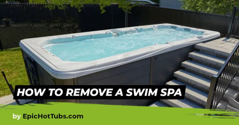 How to Remove a Swim Spa