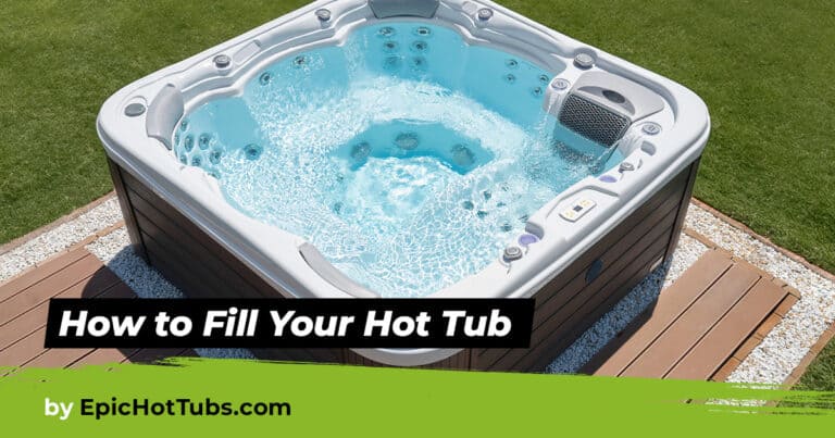 How to Fill Your Hot Tub for the First Time