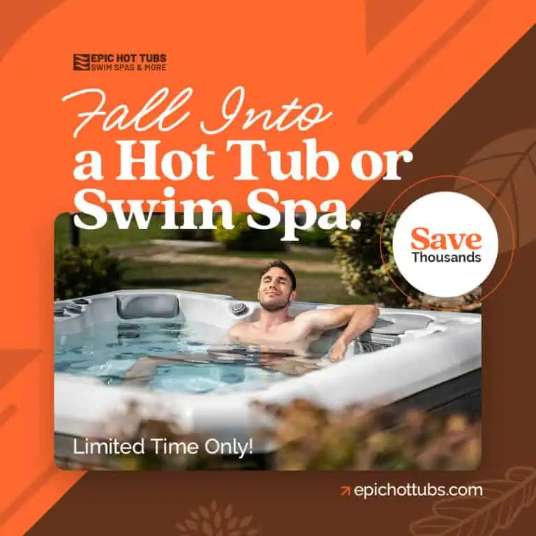 Fall Into a Hot Tub or Swim Spa