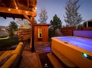 Sauna and Hot Tub Combo