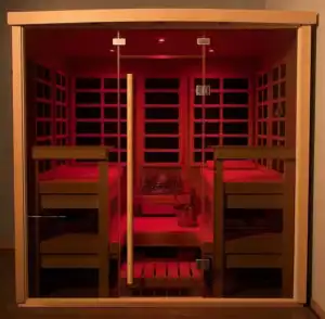 Finnleo infrared sauna heater panel engineered for humid-climate installations