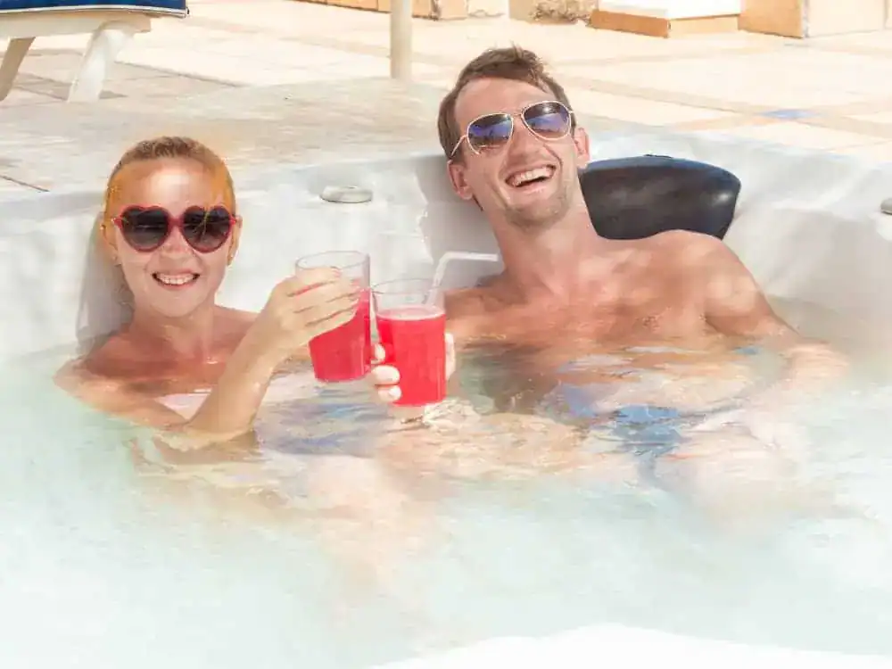Hot tub vs Jacuzzi comparison in a backyard spa setting