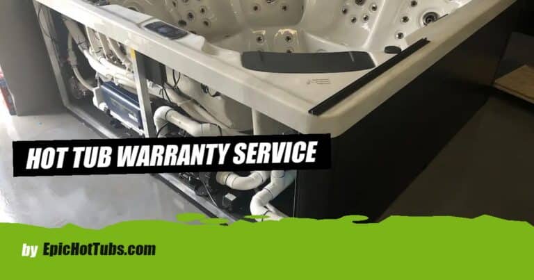 Hot tub warranty service