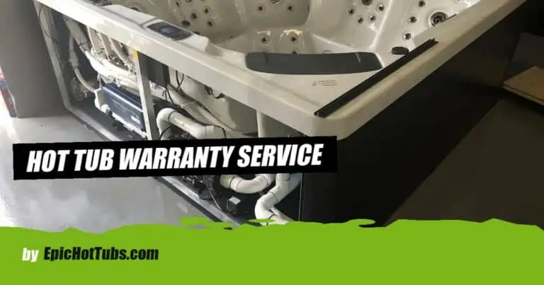 Hot tub warranty service